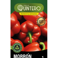 Semillas orgánicas Morrón rojo