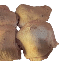 Muslos cortos de pollo de campo orgánicos congelados