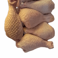 Patitas de pollo de campo orgánicas congeladas