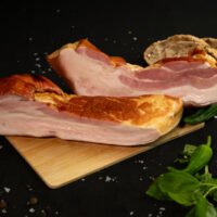 Panceta ahumada cocida orgánica (precio por 100 gr)